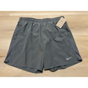Nike Challenger Brief Lined 7" Running Shorts Mens L Gray Dri-FIT DV9359-084